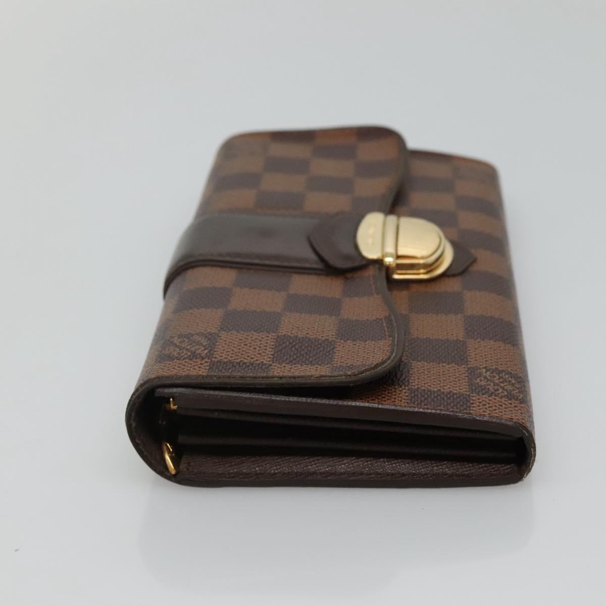 Louis Vuitton Sistina Brown Canvas Wallet (Pre-Owned)