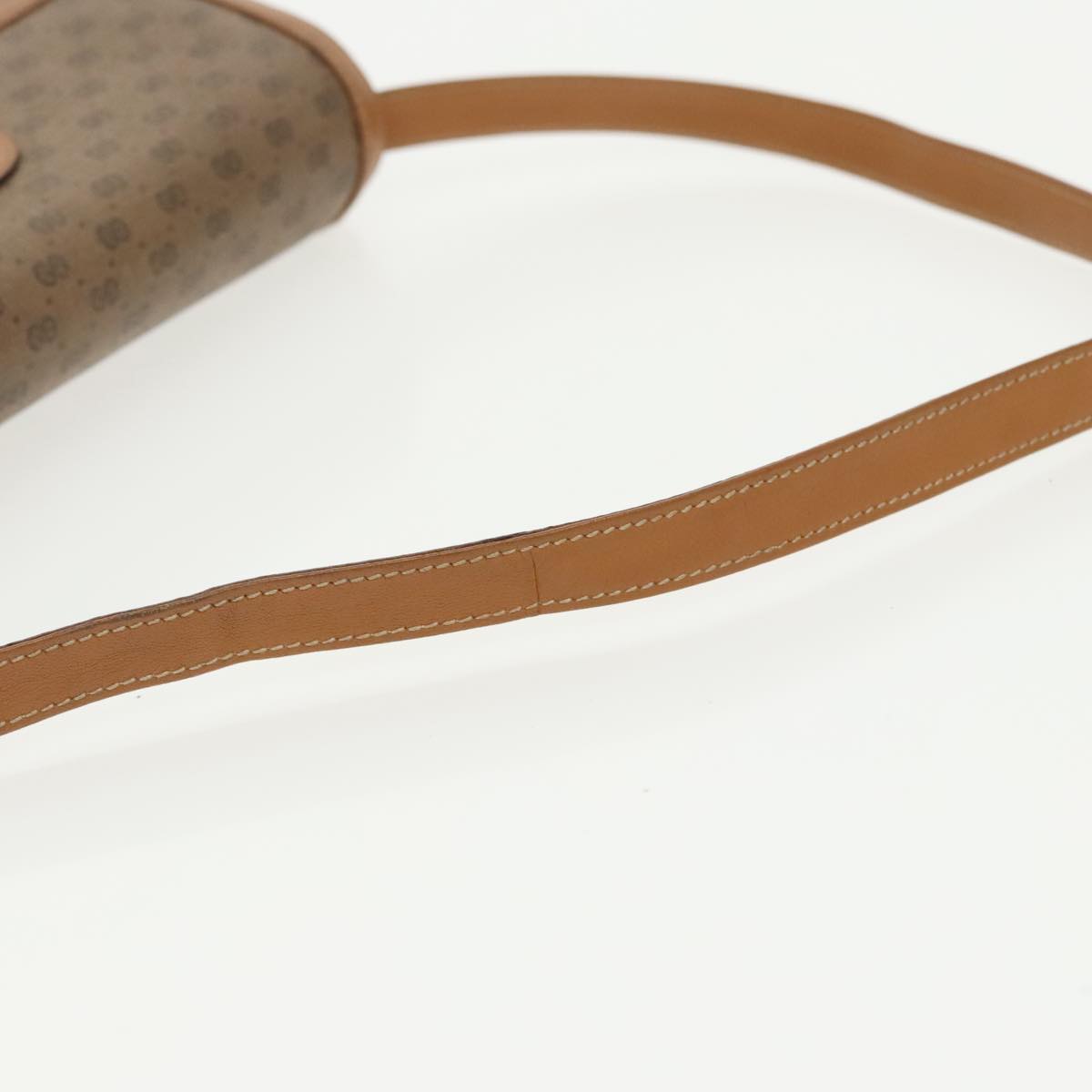 Gucci Micro Small Gg Canvas Brown Canvas Shoulder Bag (Pre-Owned)