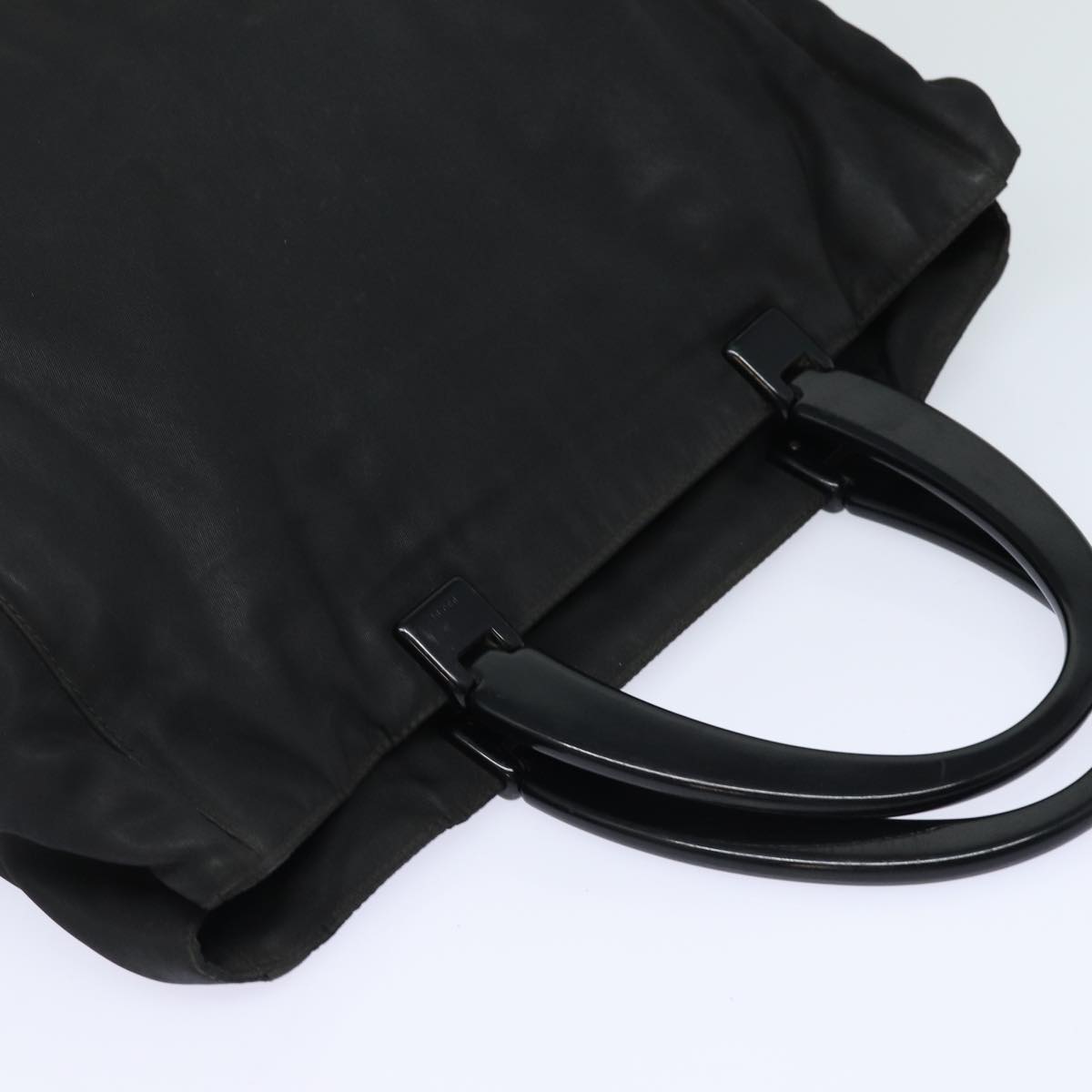 Prada Tessuto Black Synthetic Handbag (Pre-Owned)