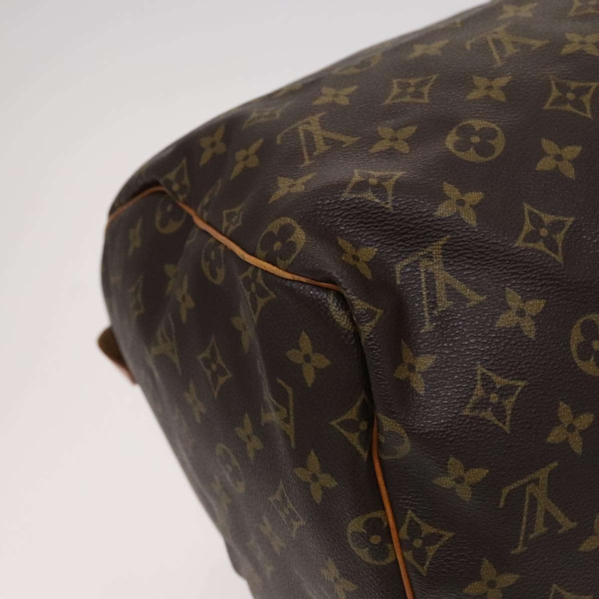 Louis Vuitton Keepall 55 Brown Canvas Travel Bag (Pre-Owned)