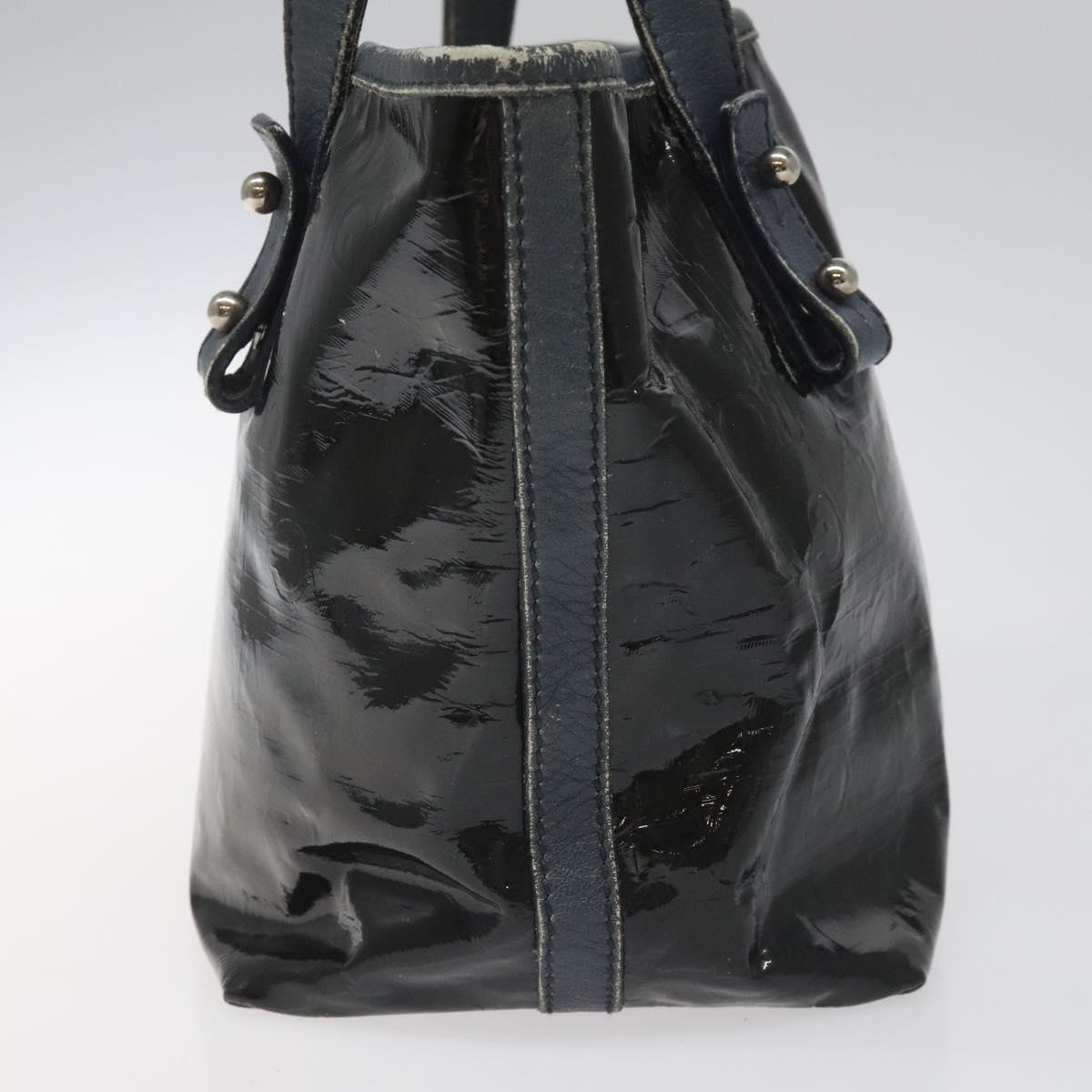 Salvatore Ferragamo - Black Patent Leather Handbag (Pre-Owned)