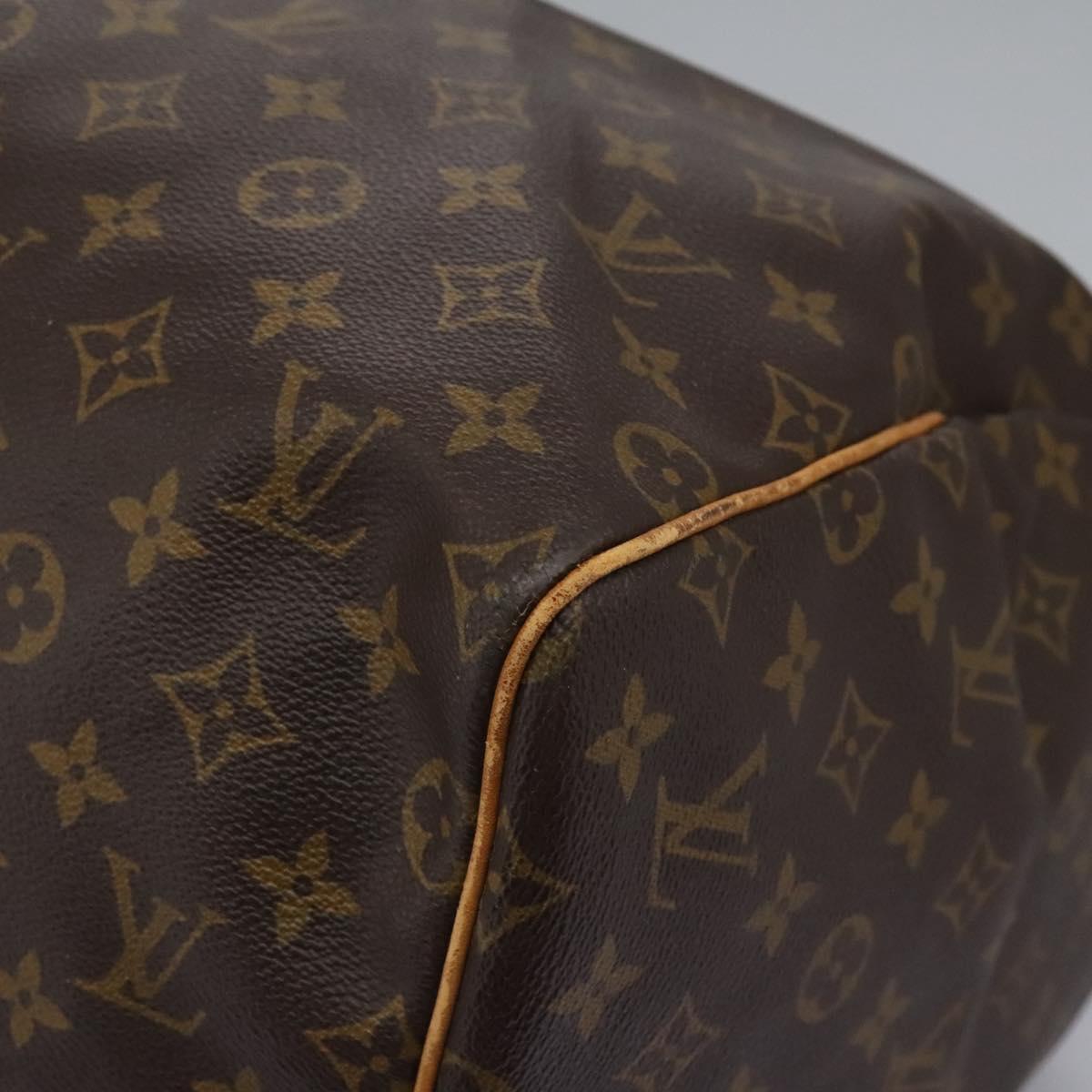 Louis Vuitton Keepall 55 Brown Canvas Travel Bag (Pre-Owned)