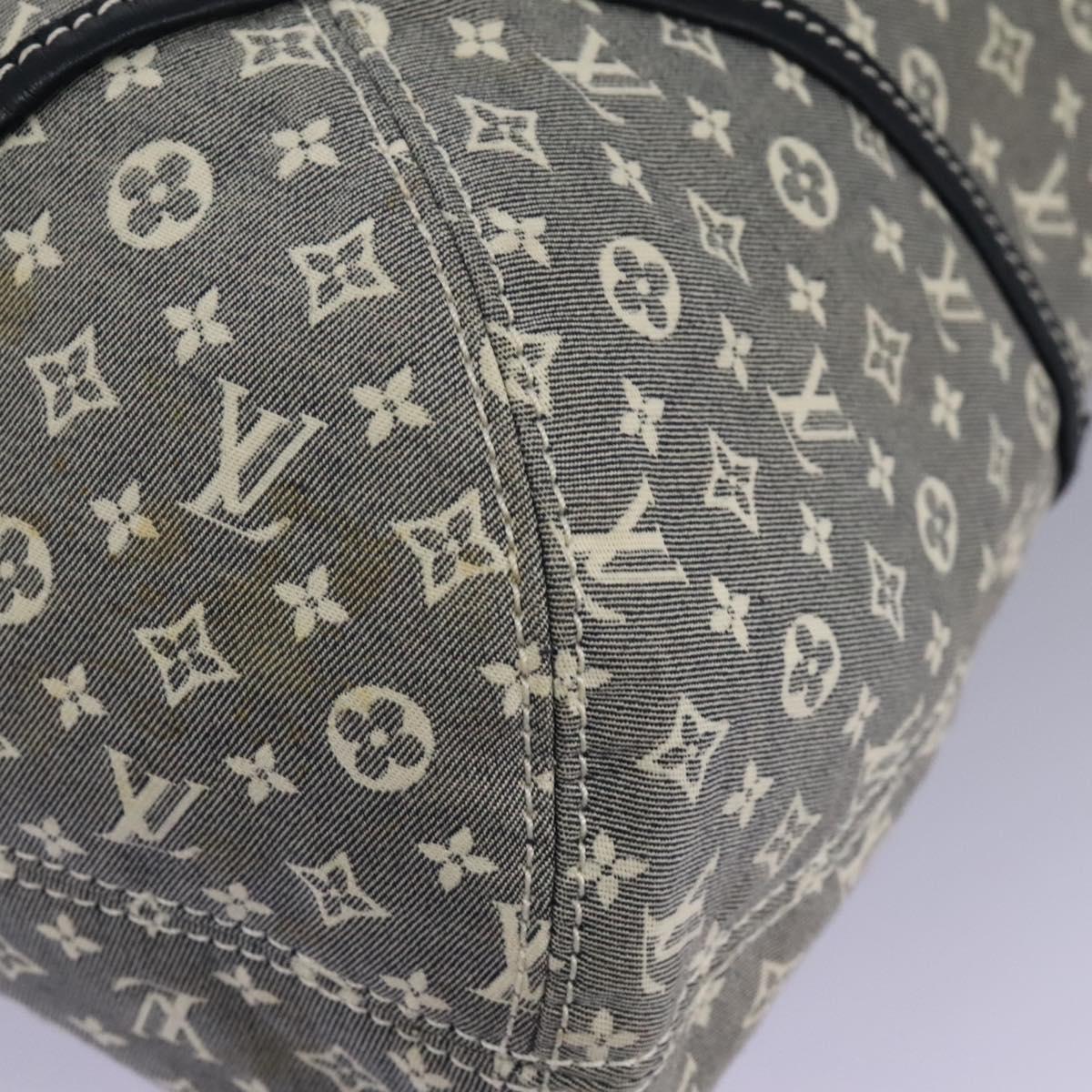 Louis Vuitton Elegie Grey Canvas Shoulder Bag (Pre-Owned)
