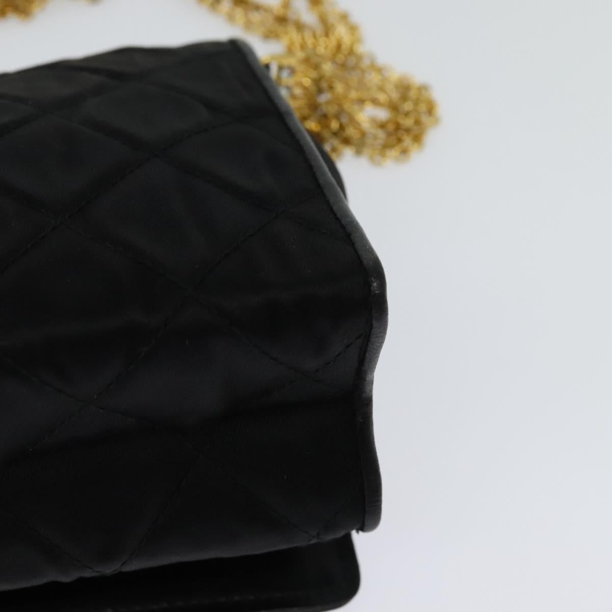 Chanel Black Silk Shoulder Bag (Pre-Owned)