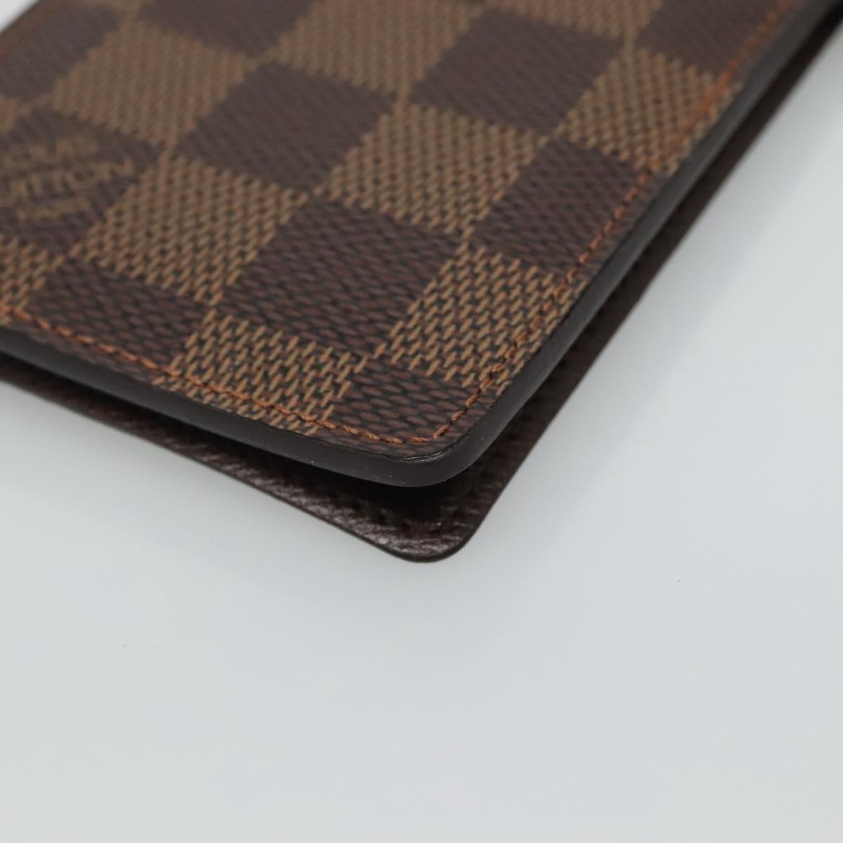 Louis Vuitton Card Case Brown Canvas Wallet (Pre-Owned)