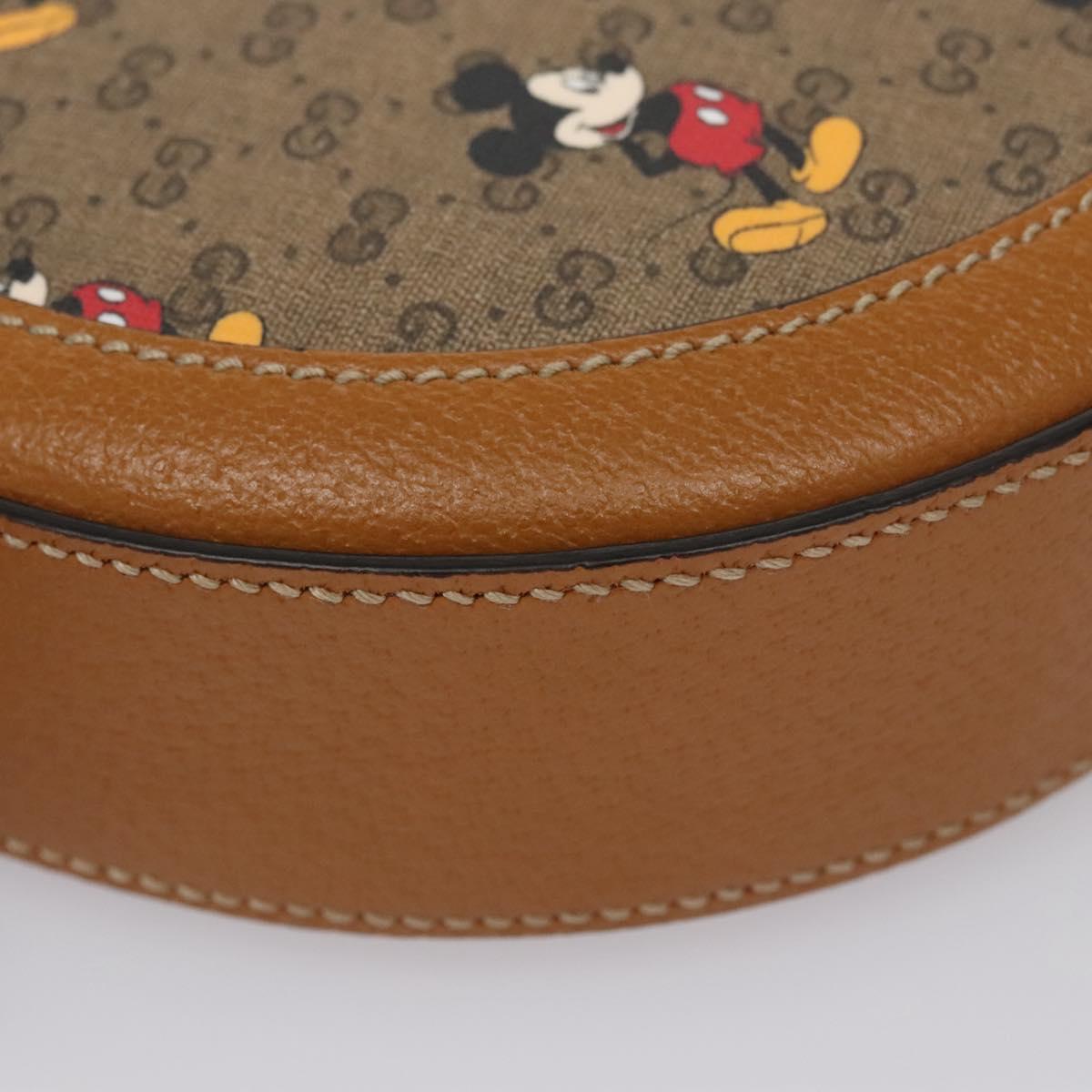 Gucci Disney X Gucci Beige Wicker Shoulder Bag (Pre-Owned)