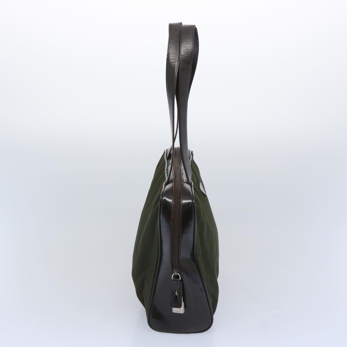 Prada Green Synthetic Tote Bag (Pre-Owned)