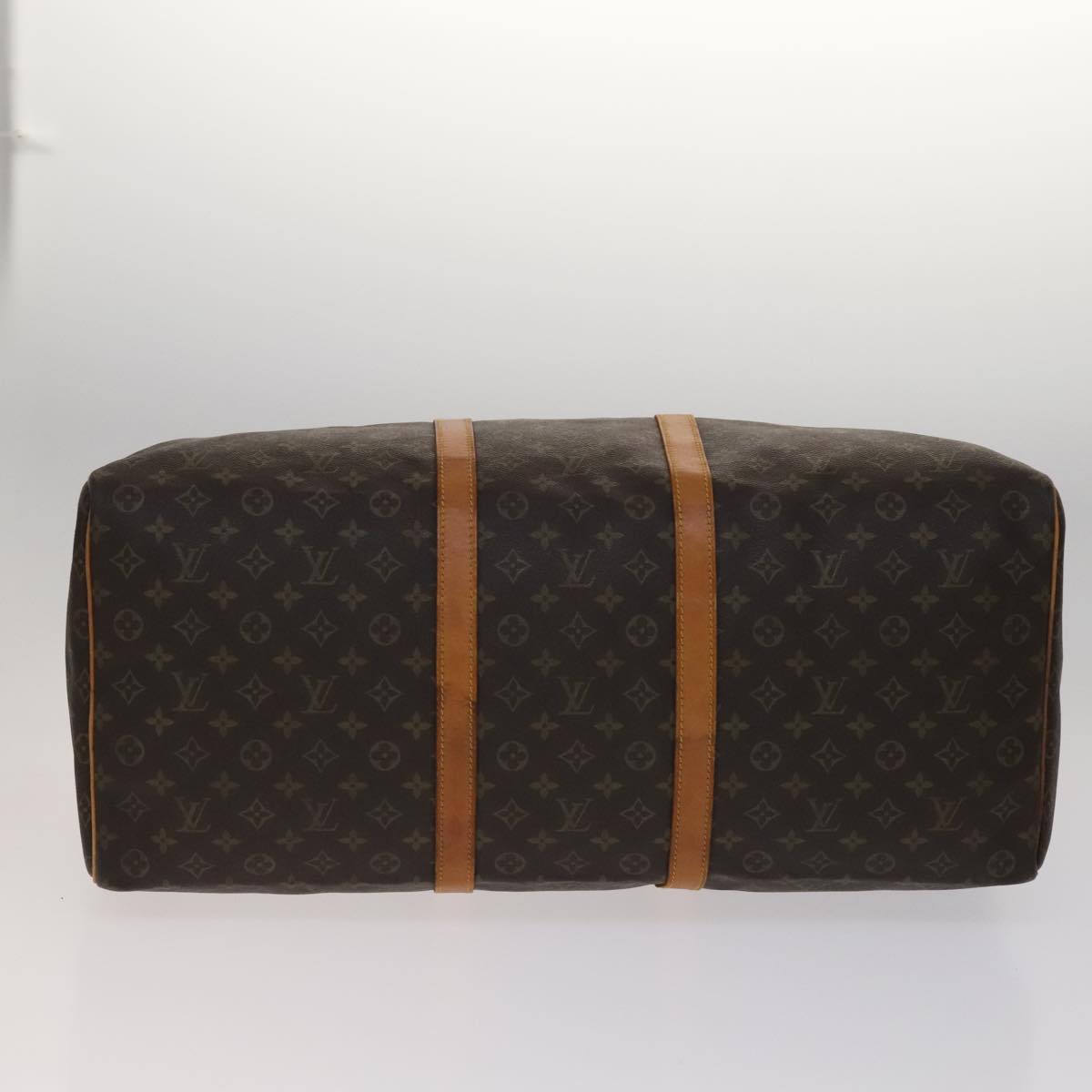 Louis Vuitton Keepall 60 Brown Canvas Travel Bag (Pre-Owned)