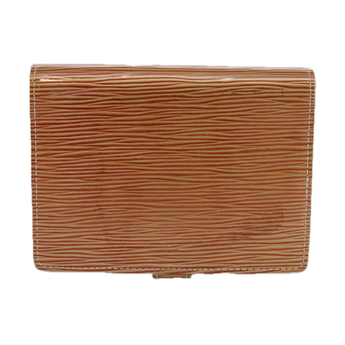 Louis Vuitton Agenda Cover Orange Leather Wallet (Pre-Owned)