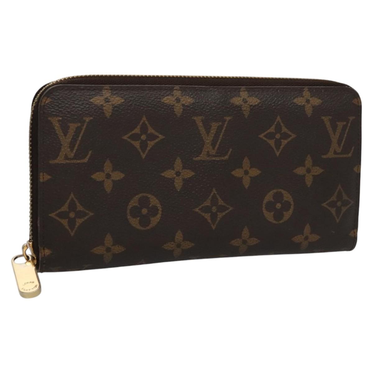 Louis Vuitton Zippy Wallet Brown Canvas Wallet (Pre-Owned)