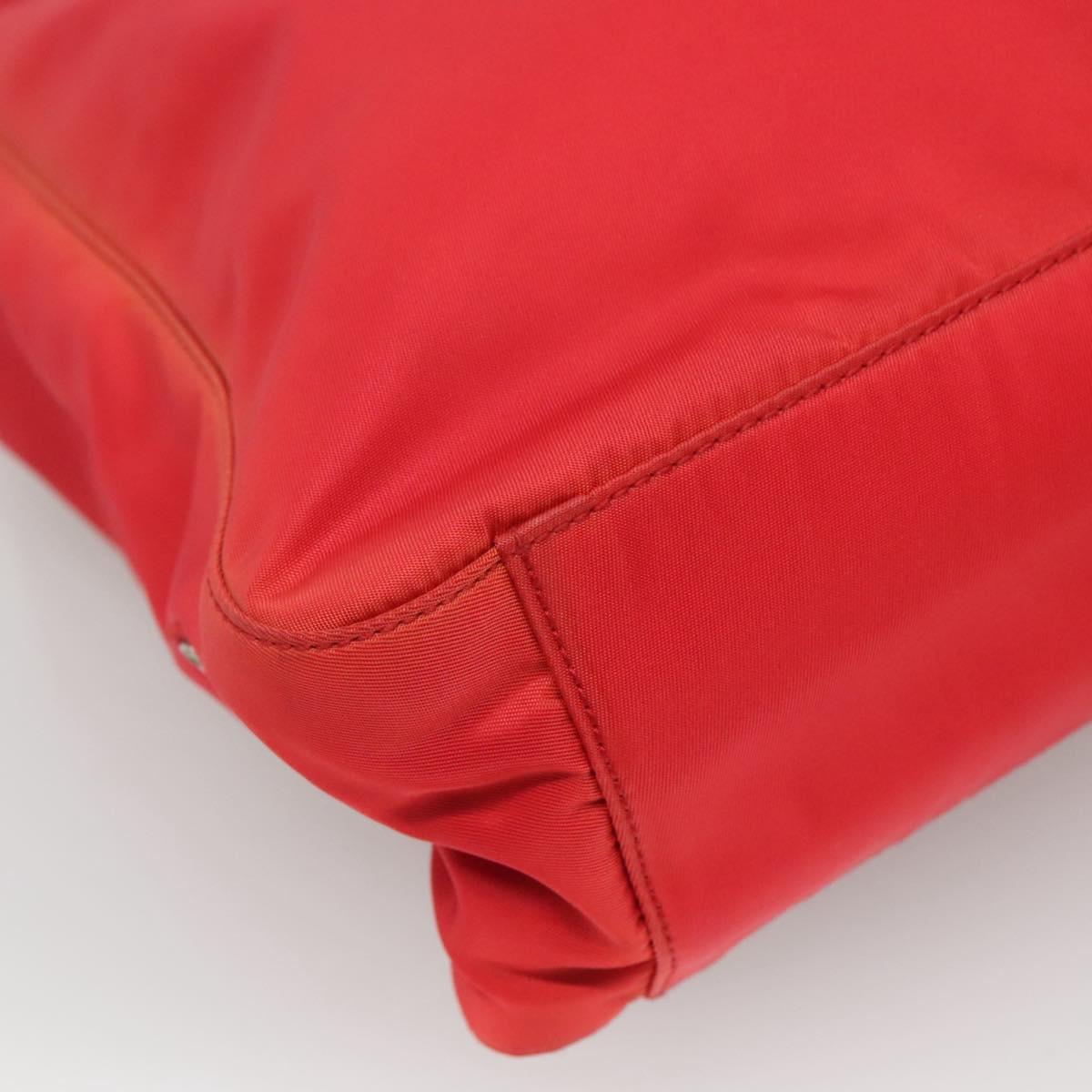 Prada Re-Nylon Red Synthetic Shoulder Bag (Pre-Owned)
