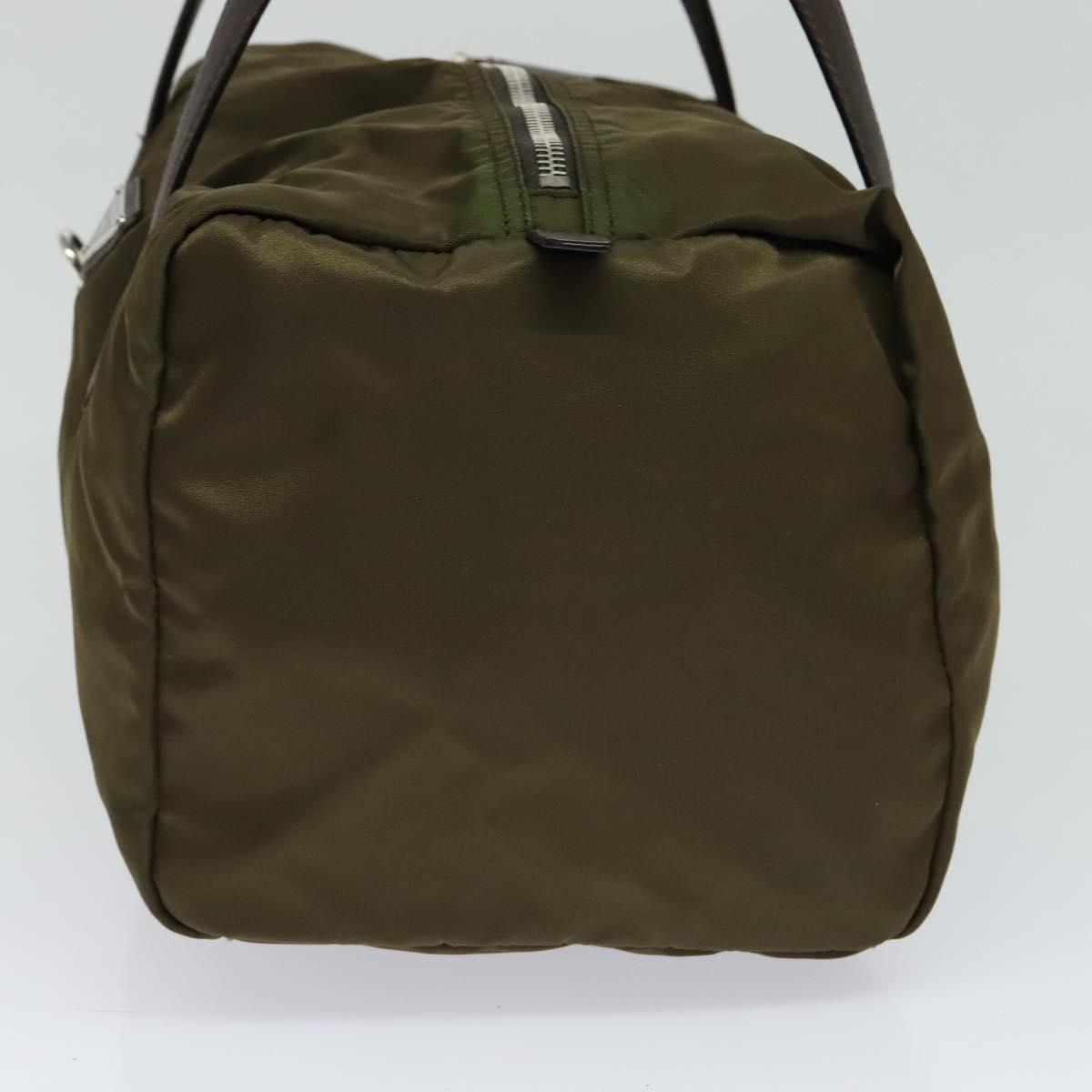 Prada Tessuto Khaki Synthetic Travel Bag (Pre-Owned)