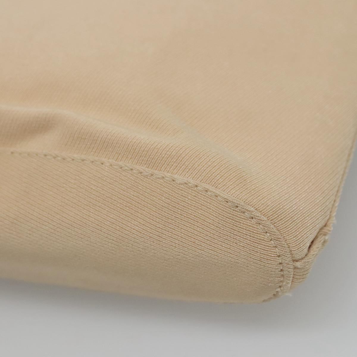 Prada Beige Canvas Shoulder Bag (Pre-Owned)