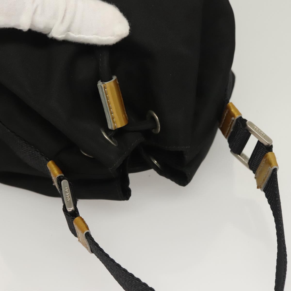 Prada Re-Nylon Black Nylon Handbag (Pre-Owned)