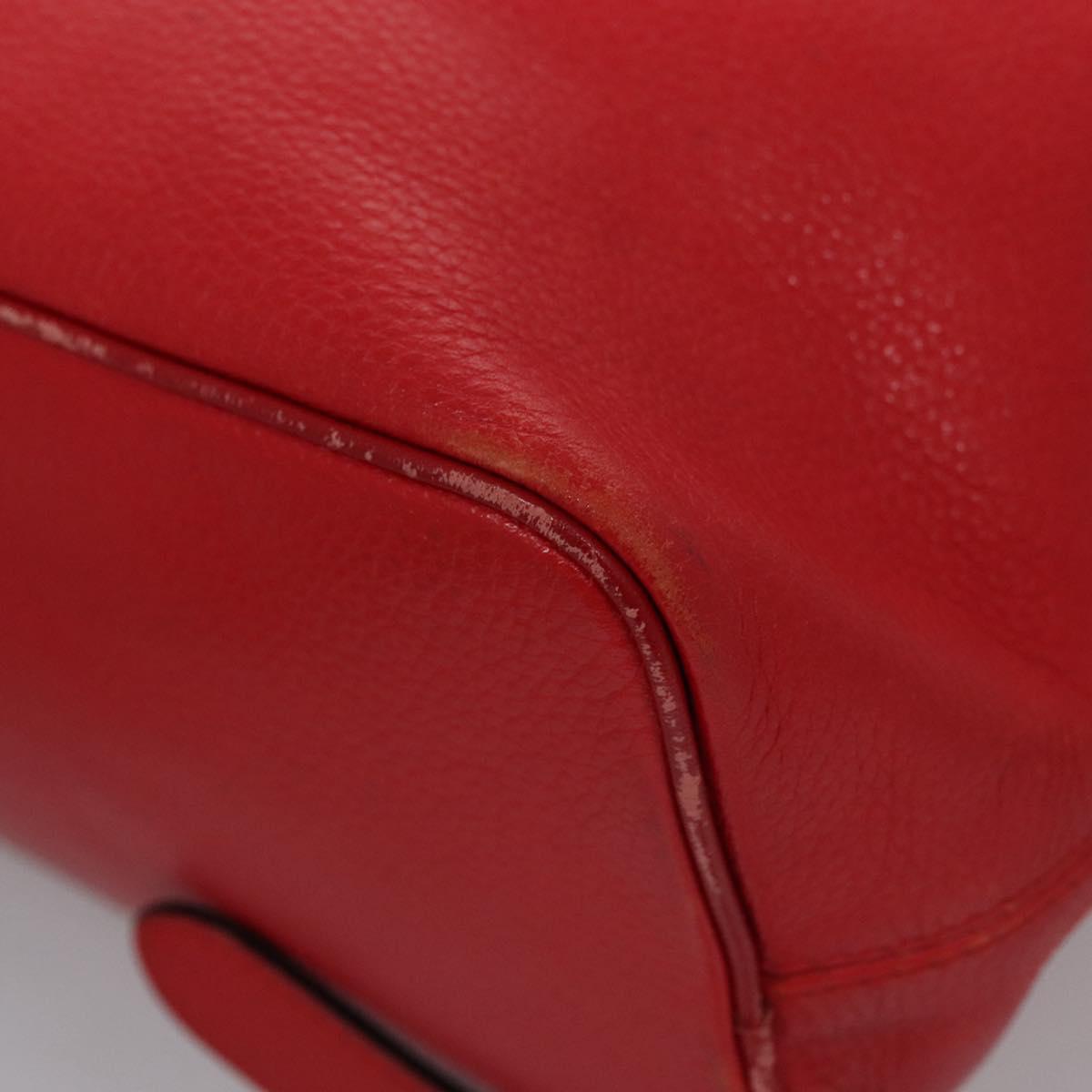 Céline Red Leather Backpack Bag (Pre-Owned)