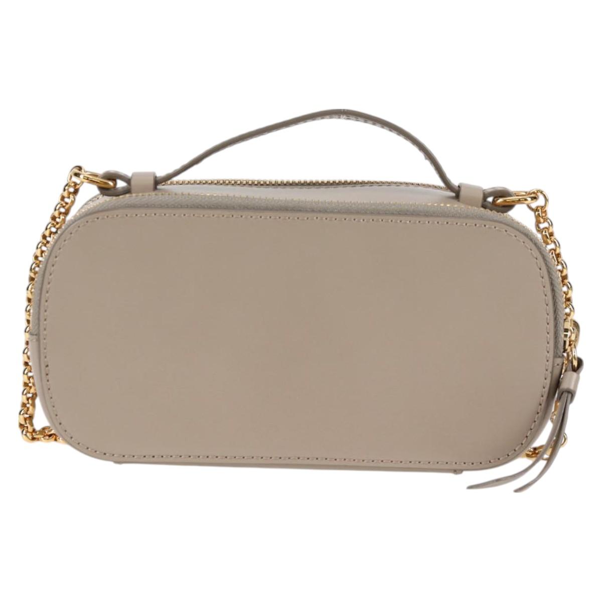 Chloé C Beige Leather Shoulder Bag (Pre-Owned)