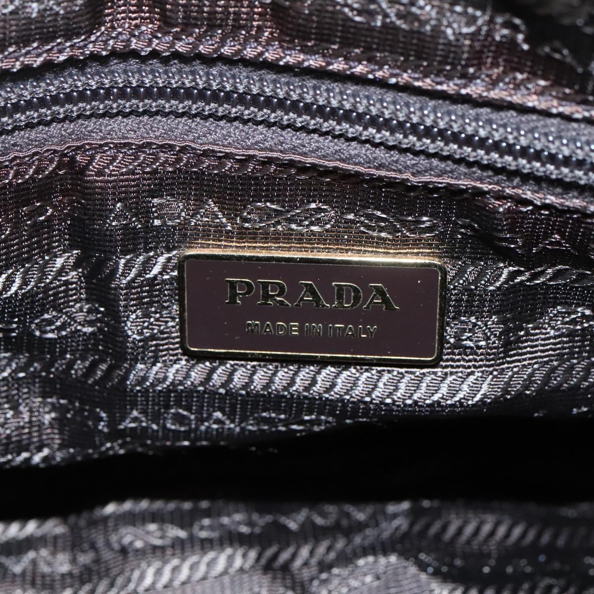 Prada Tessuto Khaki Synthetic Handbag (Pre-Owned)