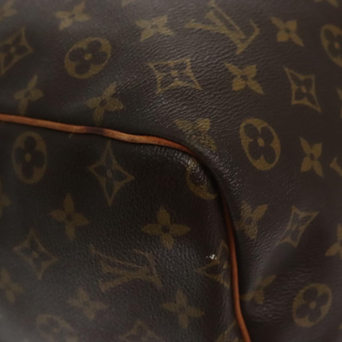 Louis Vuitton Keepall Bandoulière 60 Brown Canvas Travel Bag (Pre-Owned)