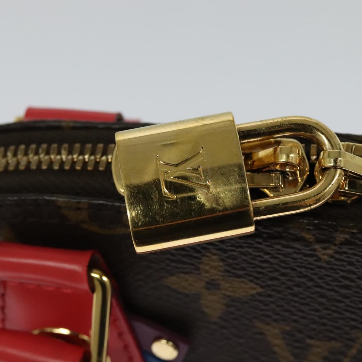 Louis Vuitton Alma Bb Red Canvas Handbag (Pre-Owned)