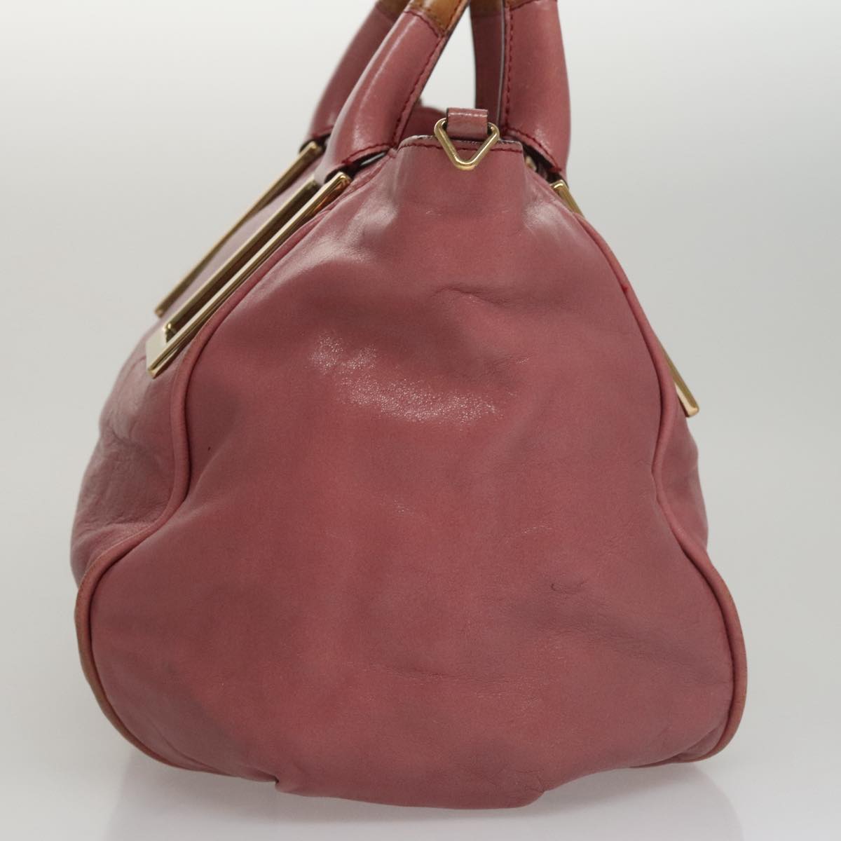 Chloé Ethel Pink Leather Handbag (Pre-Owned)