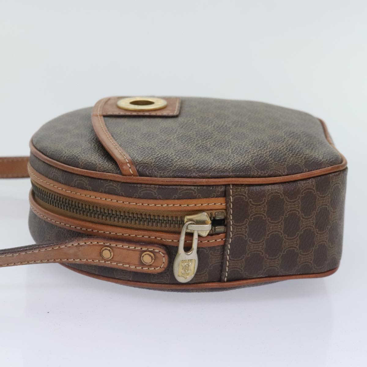 Céline Brown Canvas Shoulder Bag (Pre-Owned)