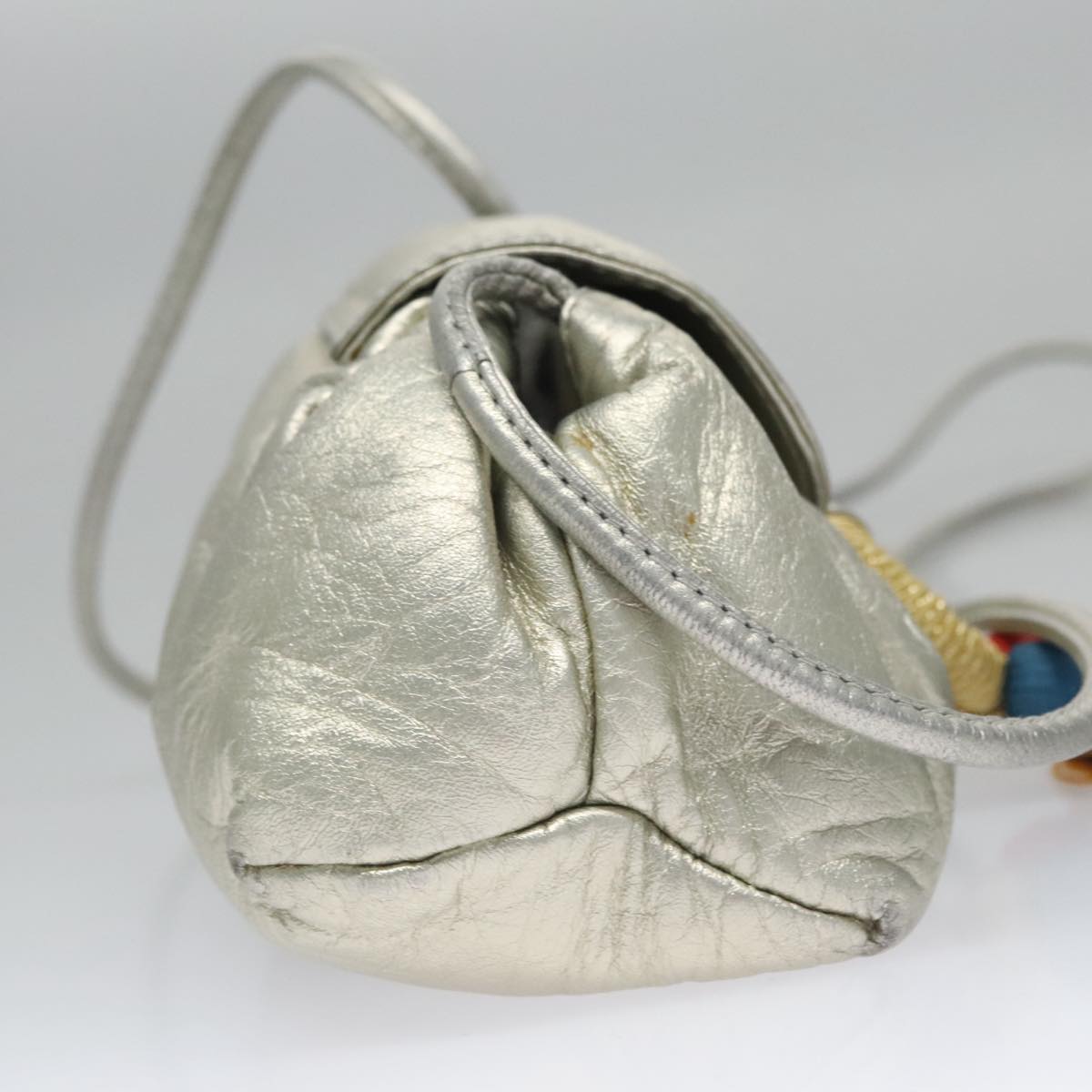 Loewe Silver Leather Shoulder Bag (Pre-Owned)