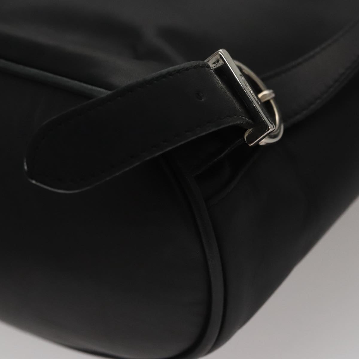 Salvatore Ferragamo Gancini Black Leather Backpack Bag (Pre-Owned)