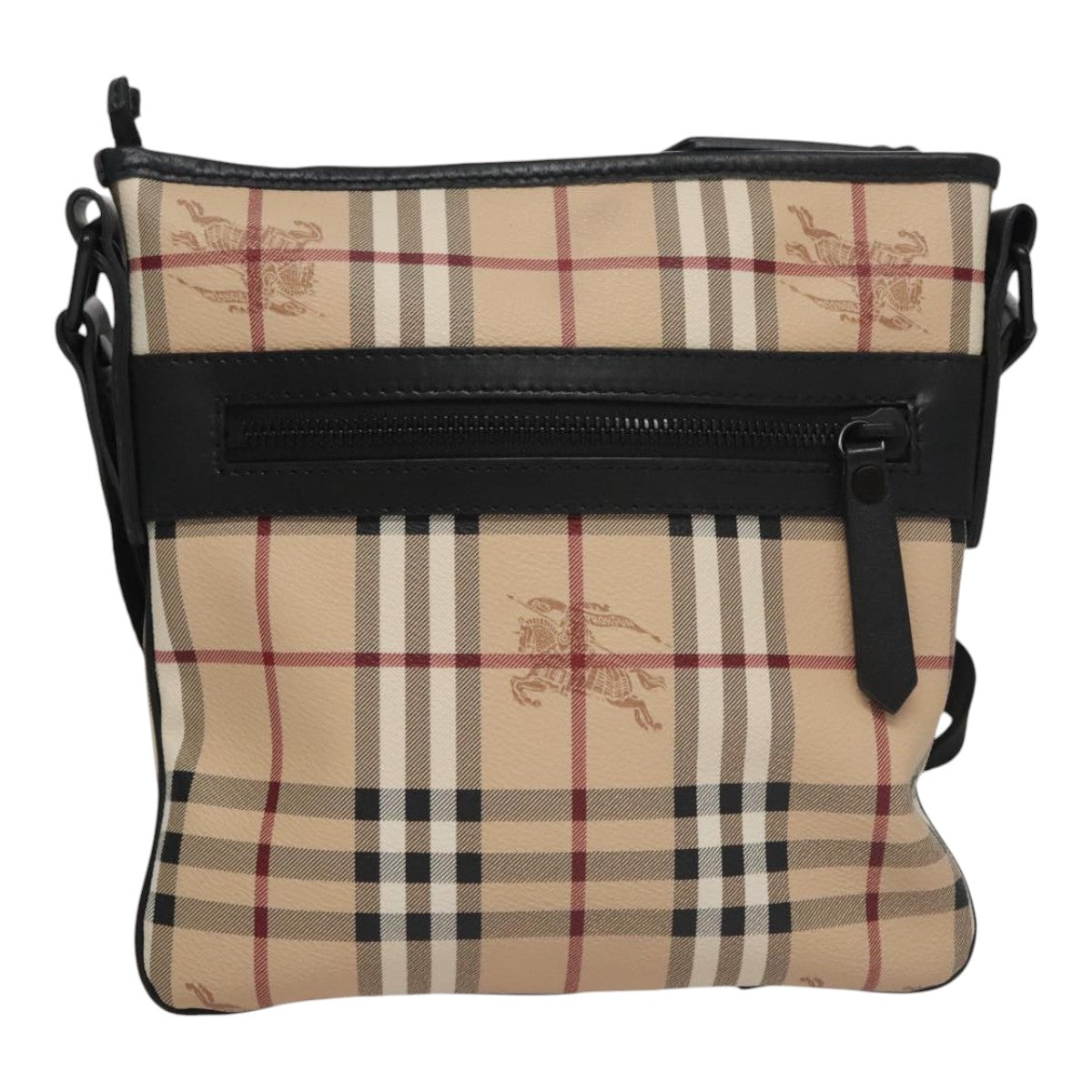 Burberry Nova Check Beige Ceramic Shoulder Bag (Pre-Owned)