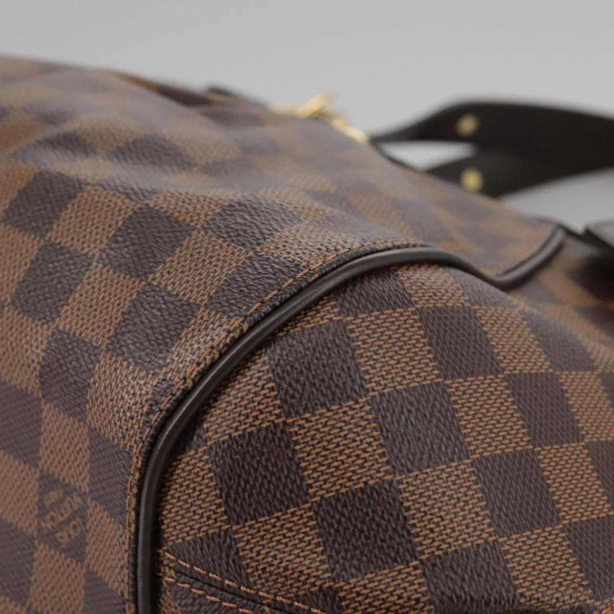 Louis Vuitton Sistina Brown Canvas Tote Bag (Pre-Owned)