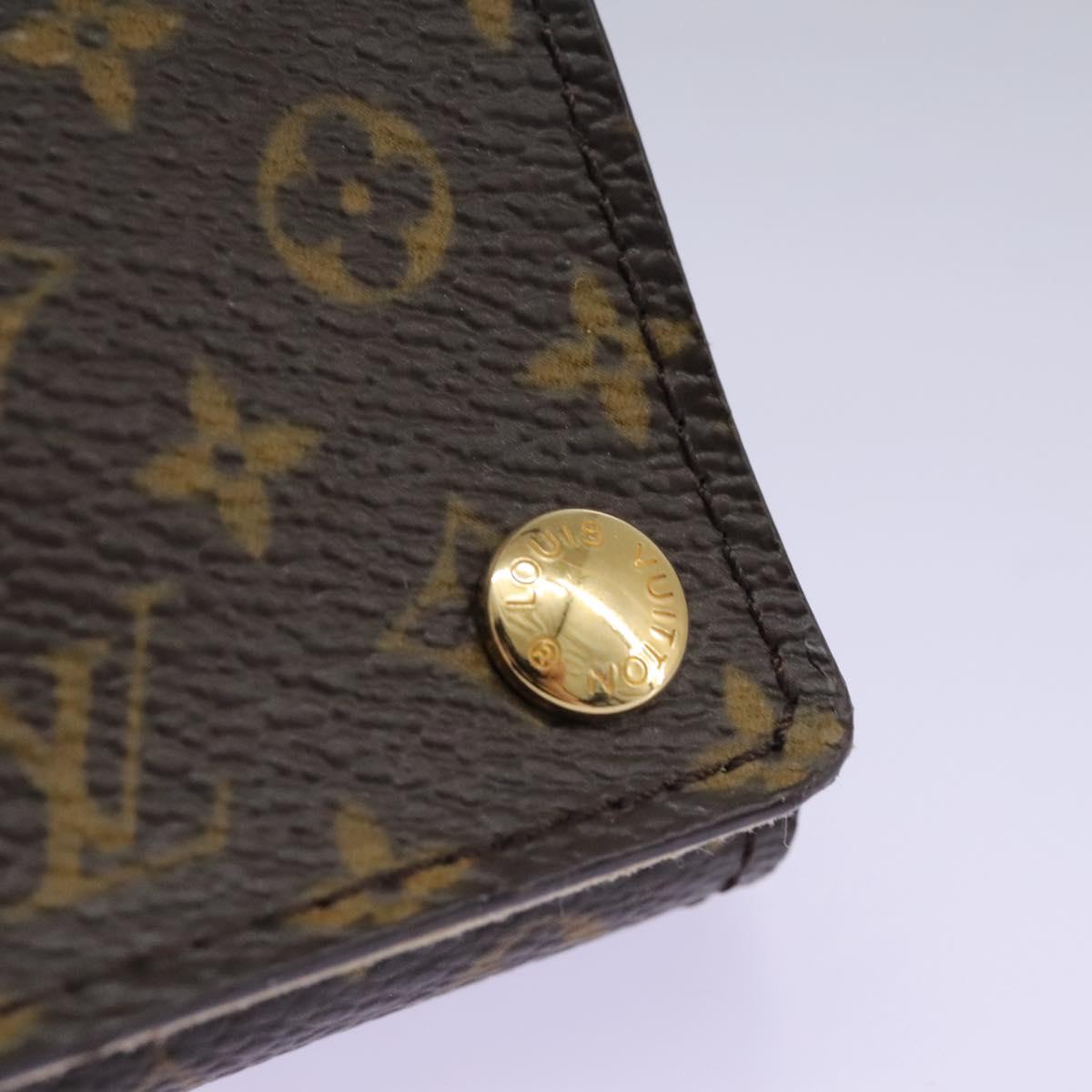 Louis Vuitton Jewelry Case Brown Canvas Wallet (Pre-Owned)