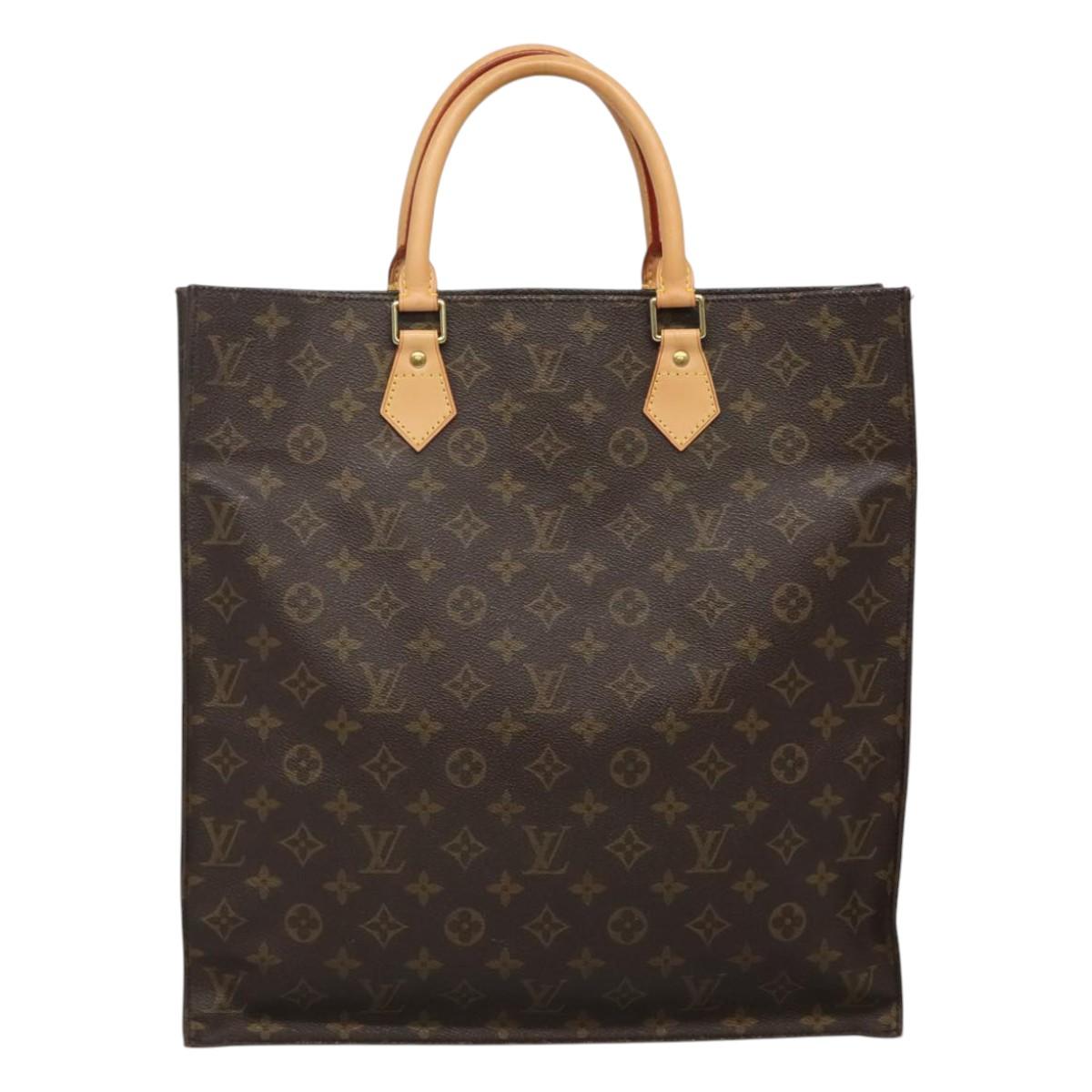 Louis Vuitton Sac Plat Brown Canvas Handbag (Pre-Owned)