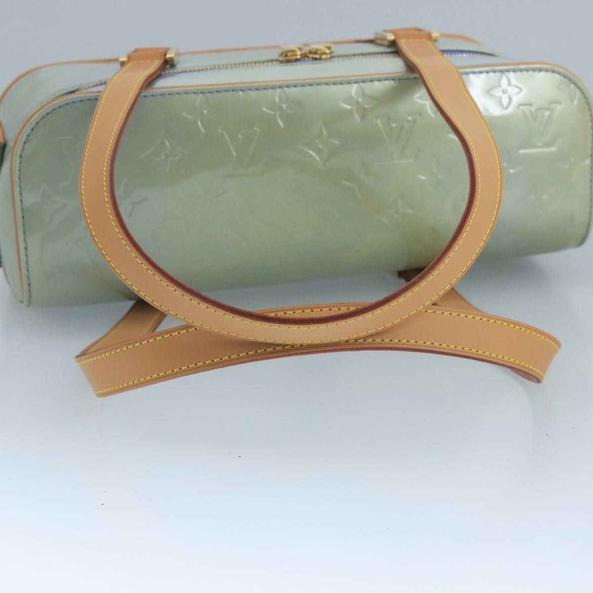 Louis Vuitton Purple Patent Leather Handbag (Pre-Owned)