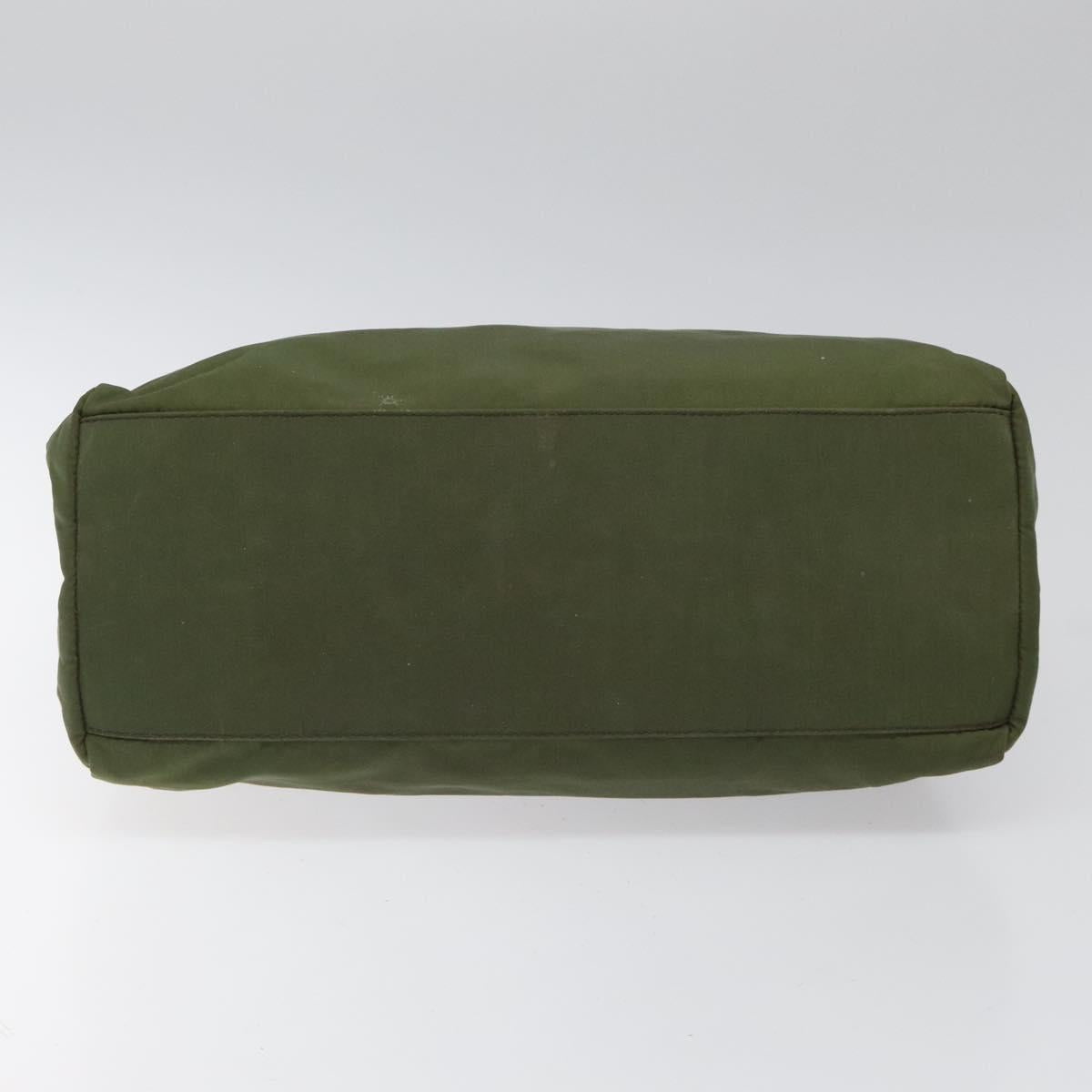 Prada Khaki Synthetic Tote Bag (Pre-Owned)