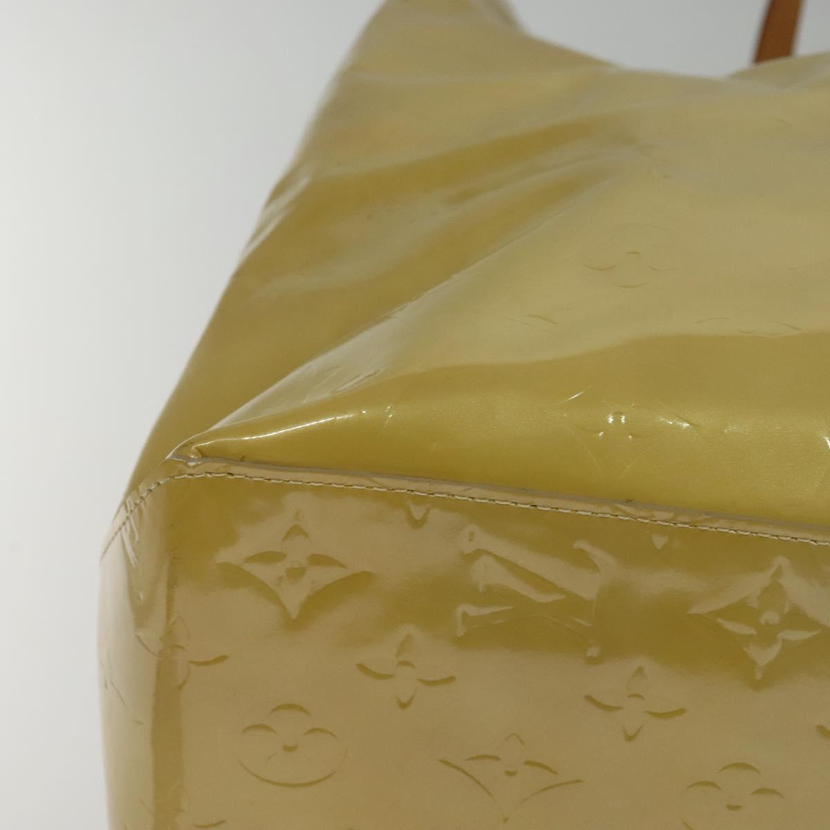 Louis Vuitton Reade Beige Patent Leather Tote Bag (Pre-Owned)
