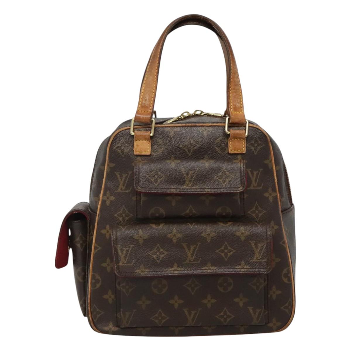 Louis Vuitton Excentri Cité Brown Canvas Handbag (Pre-Owned)