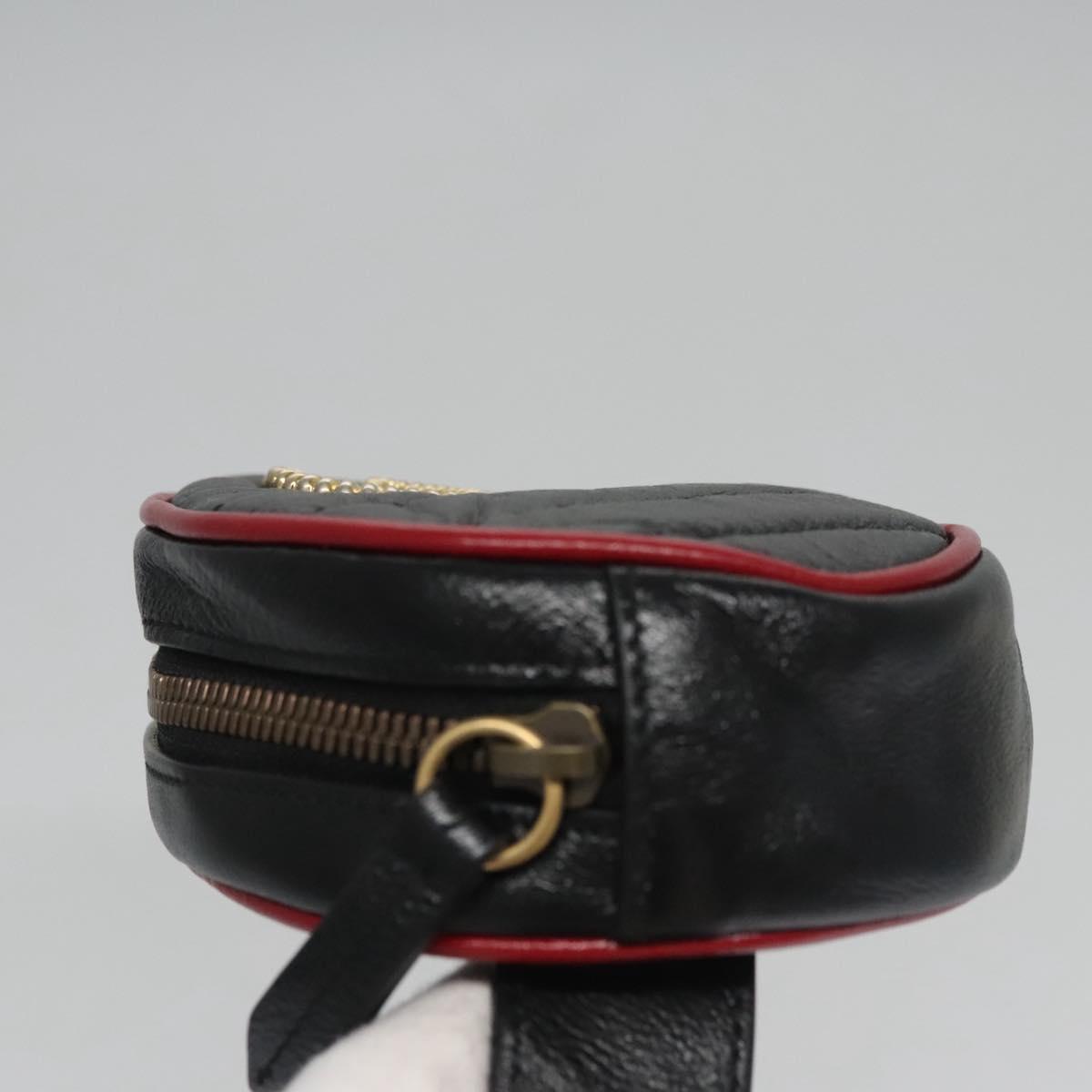 Gucci Marmont Black Leather Clutch Bag (Pre-Owned)