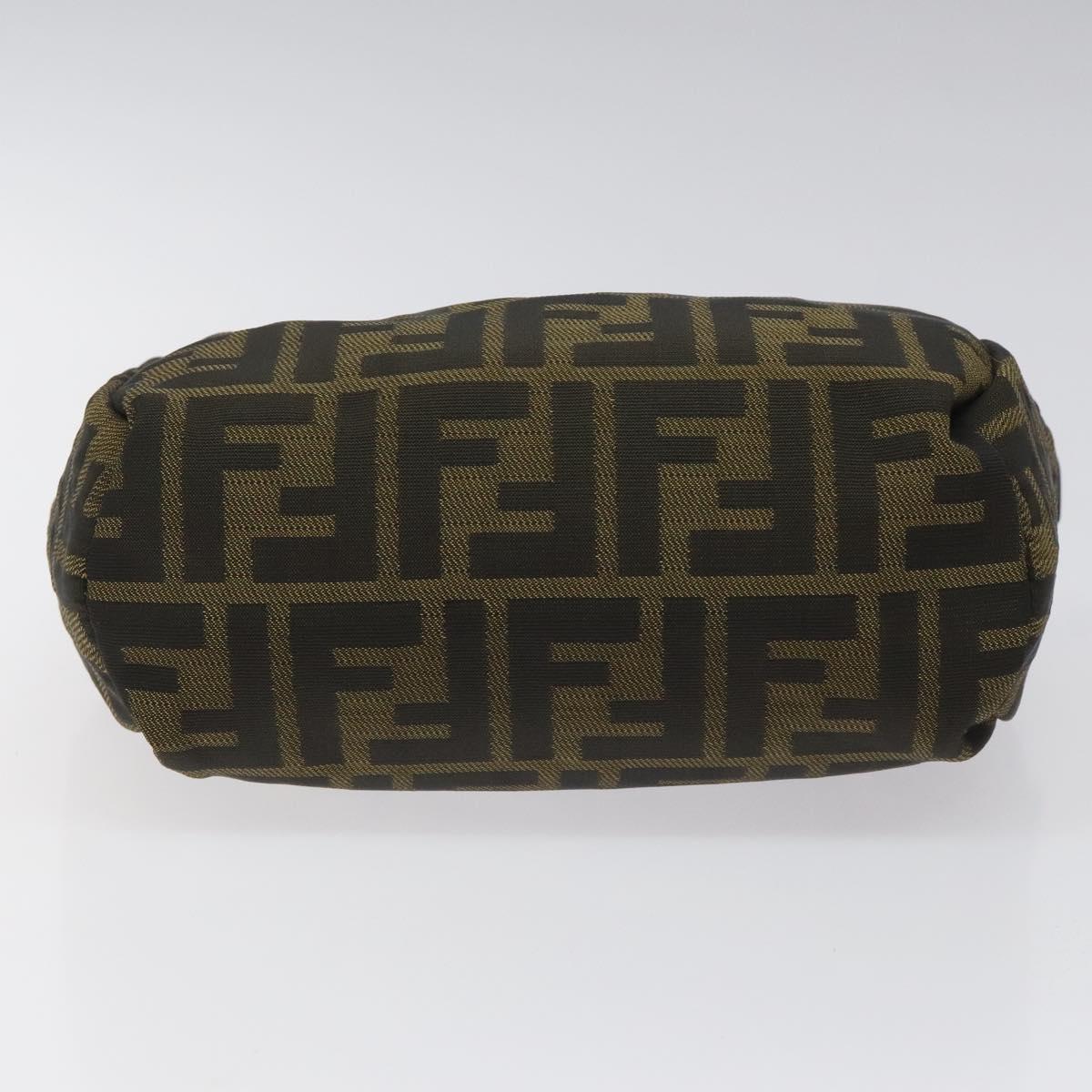 Fendi Zucca Brown Canvas Handbag (Pre-Owned)