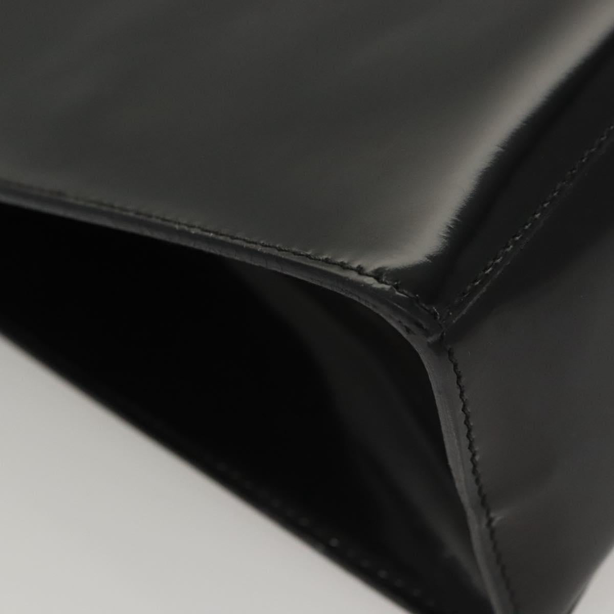 Salvatore Ferragamo Black Patent Leather Handbag (Pre-Owned)