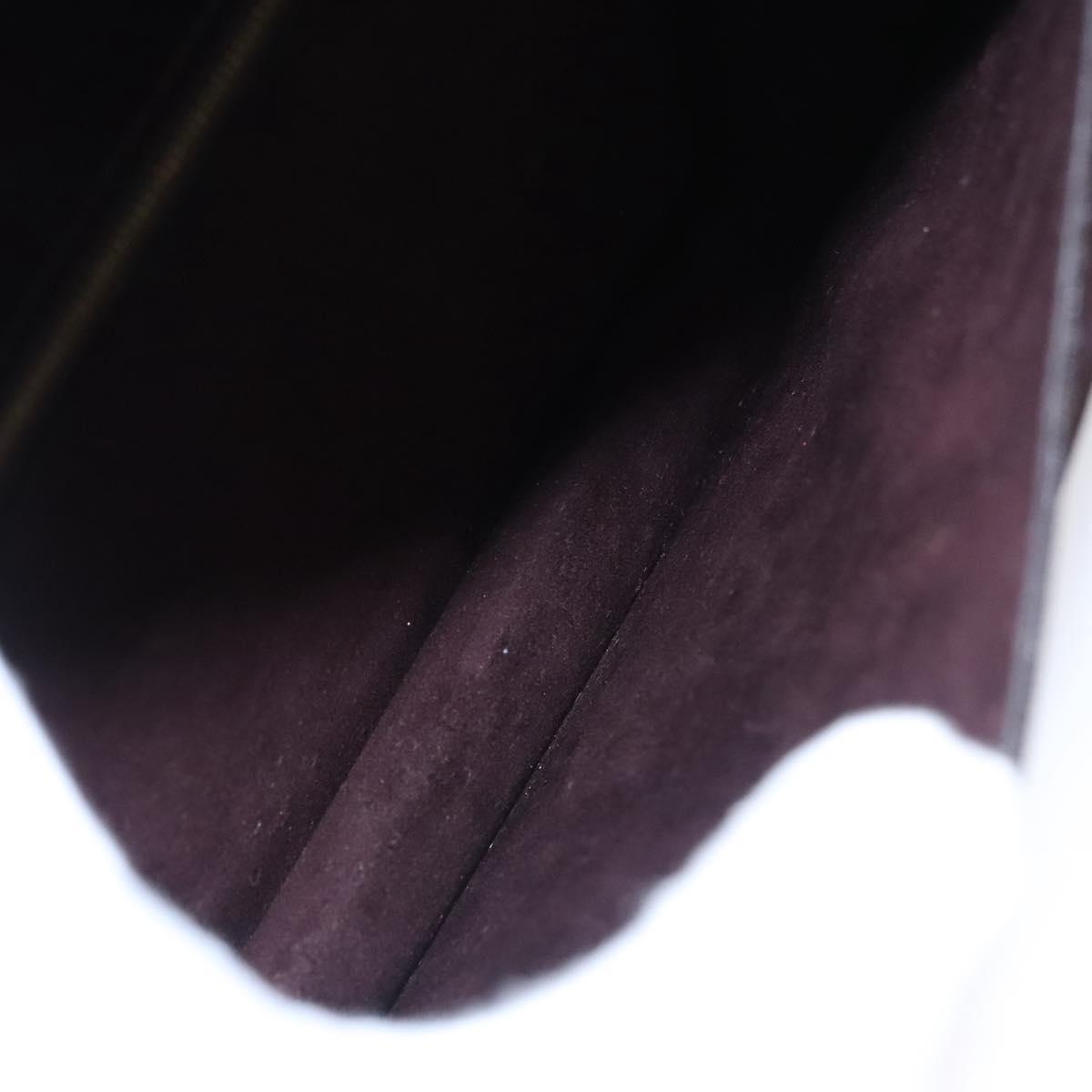 Louis Vuitton Monceau Burgundy Patent Leather Handbag (Pre-Owned)