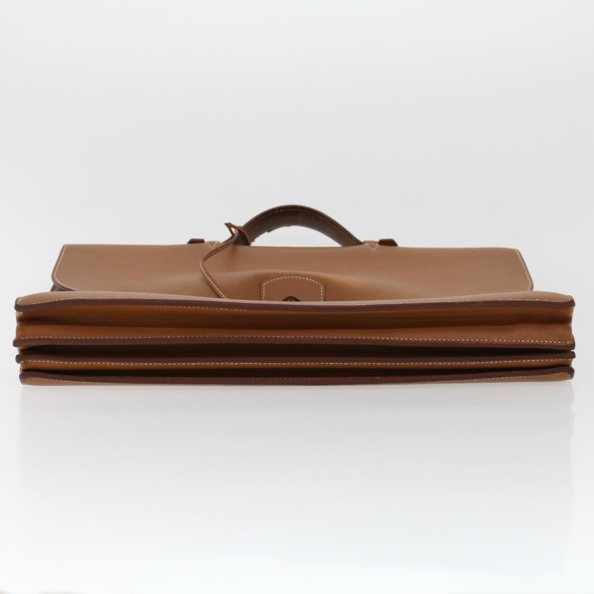 Hermès -- Brown Leather Briefcase Bag (Pre-Owned)