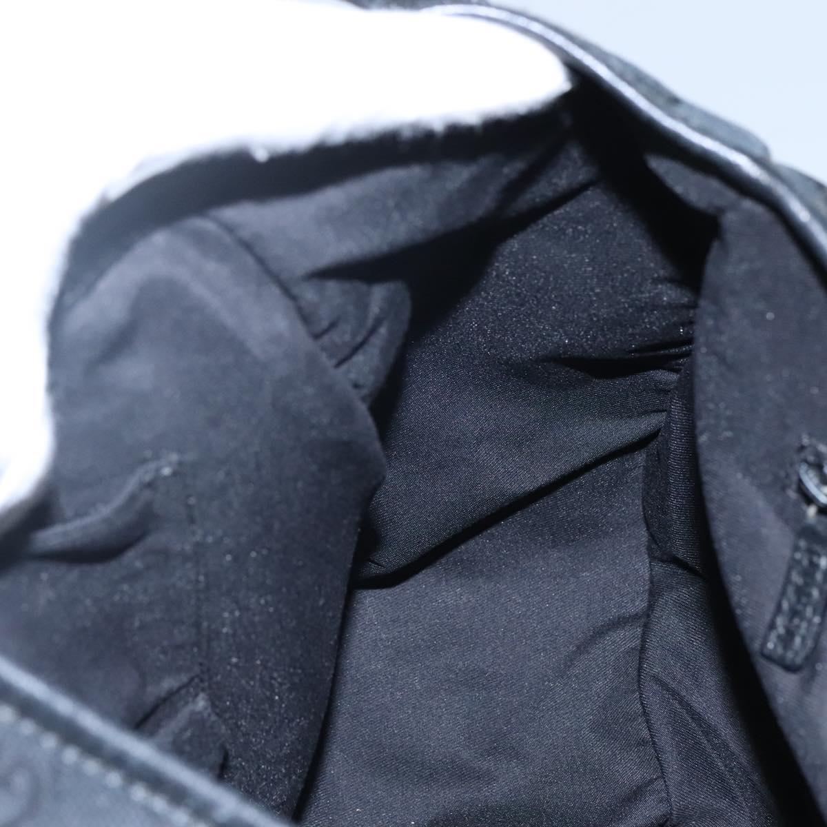 Gucci Abbey Black Canvas Tote Bag (Pre-Owned)
