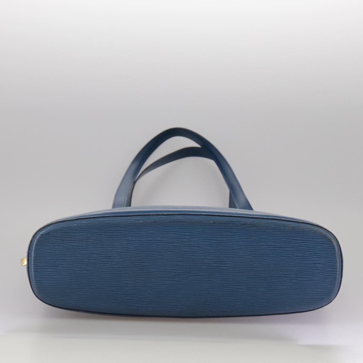 Louis Vuitton Lussac Blue Leather Shoulder Bag (Pre-Owned)