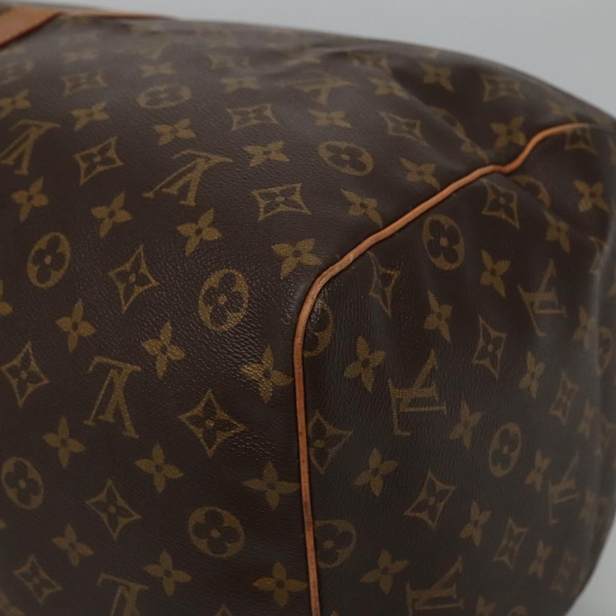 Louis Vuitton Keepall 60 Brown Canvas Travel Bag (Pre-Owned)