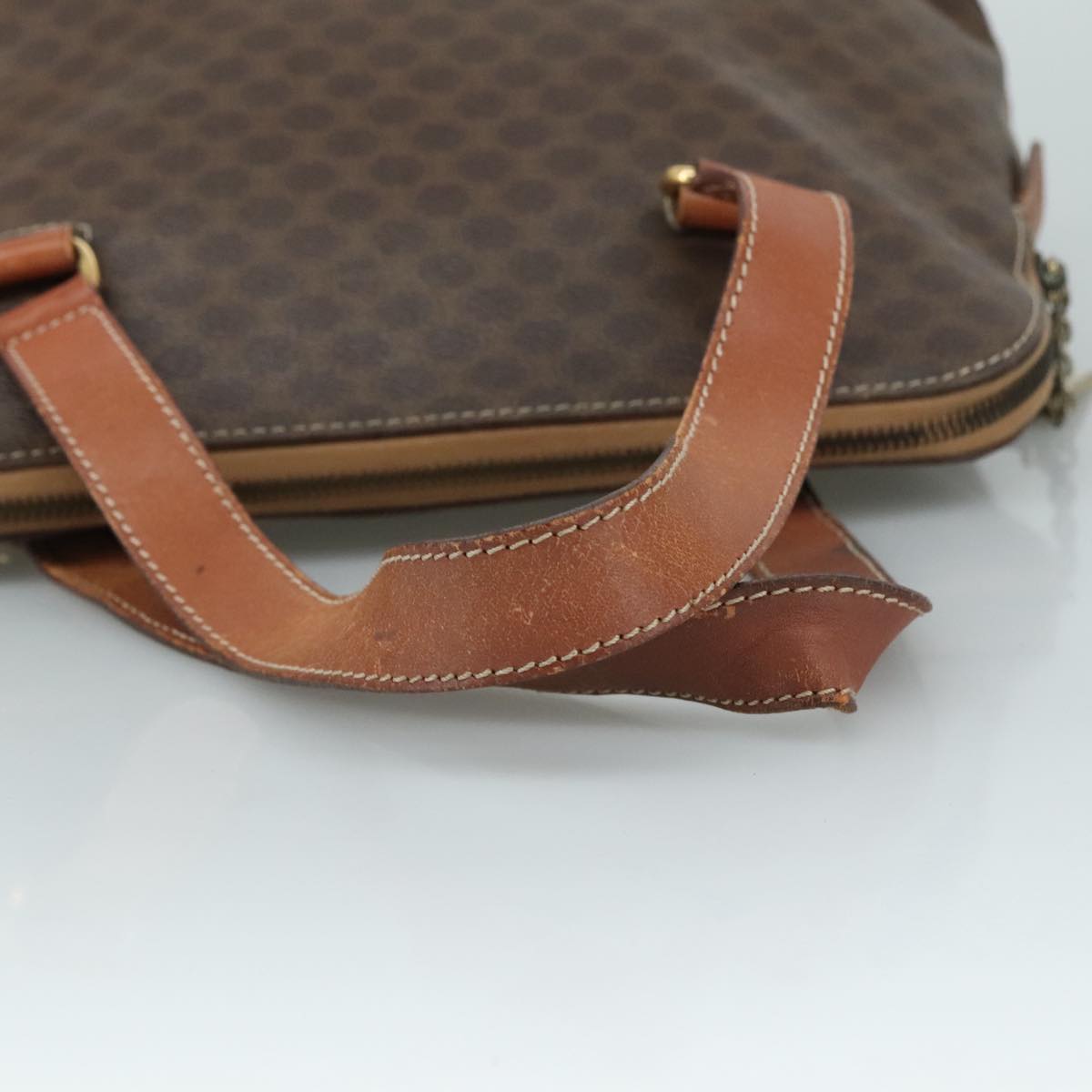 Céline Macadam Brown Leather Handbag (Pre-Owned)