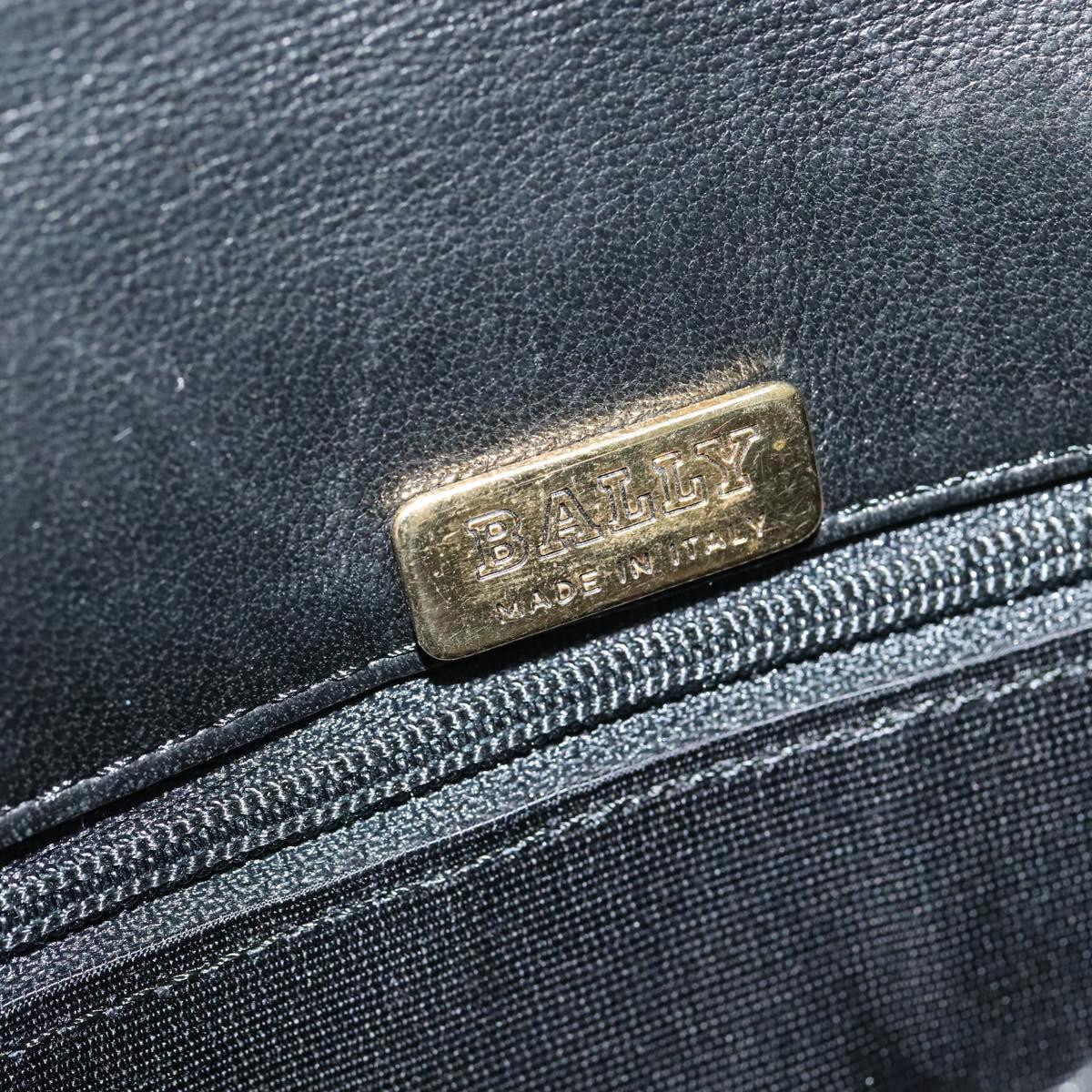 Bally Black Leather Handbag (Pre-Owned)