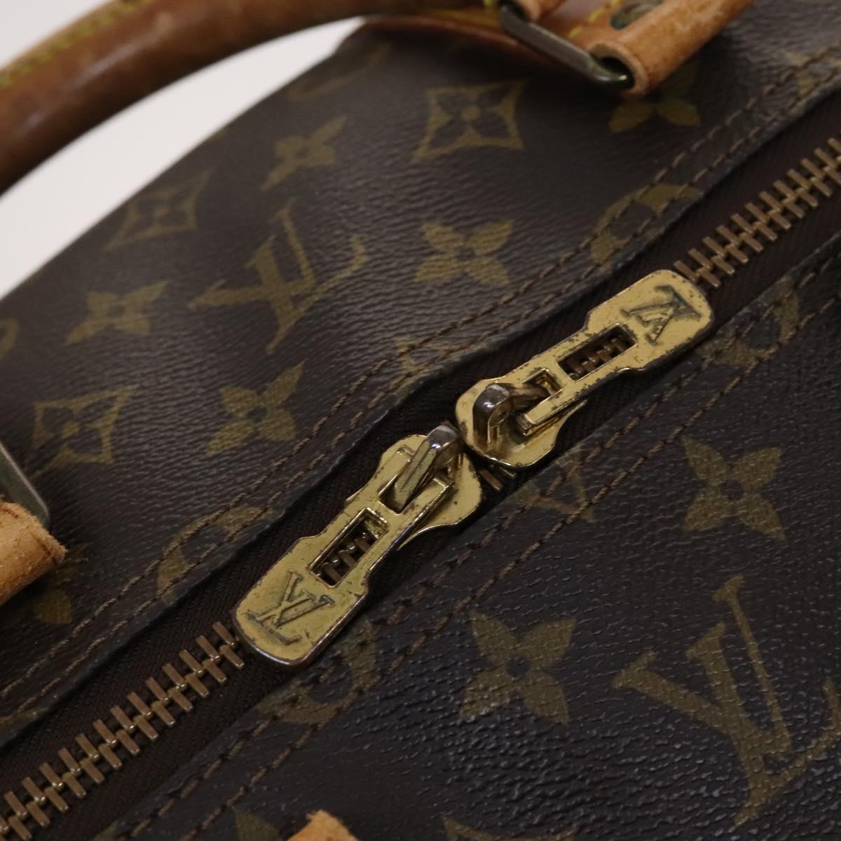 Louis Vuitton Keepall Bandouliere 55 Brown Canvas Travel Bag (Pre-Owned)