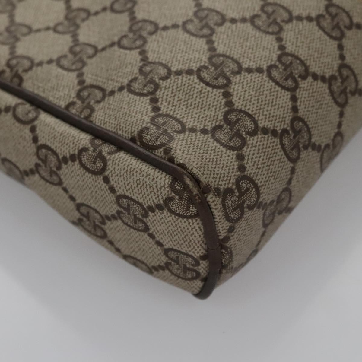 Gucci Ophidia Beige Canvas Clutch Bag (Pre-Owned)