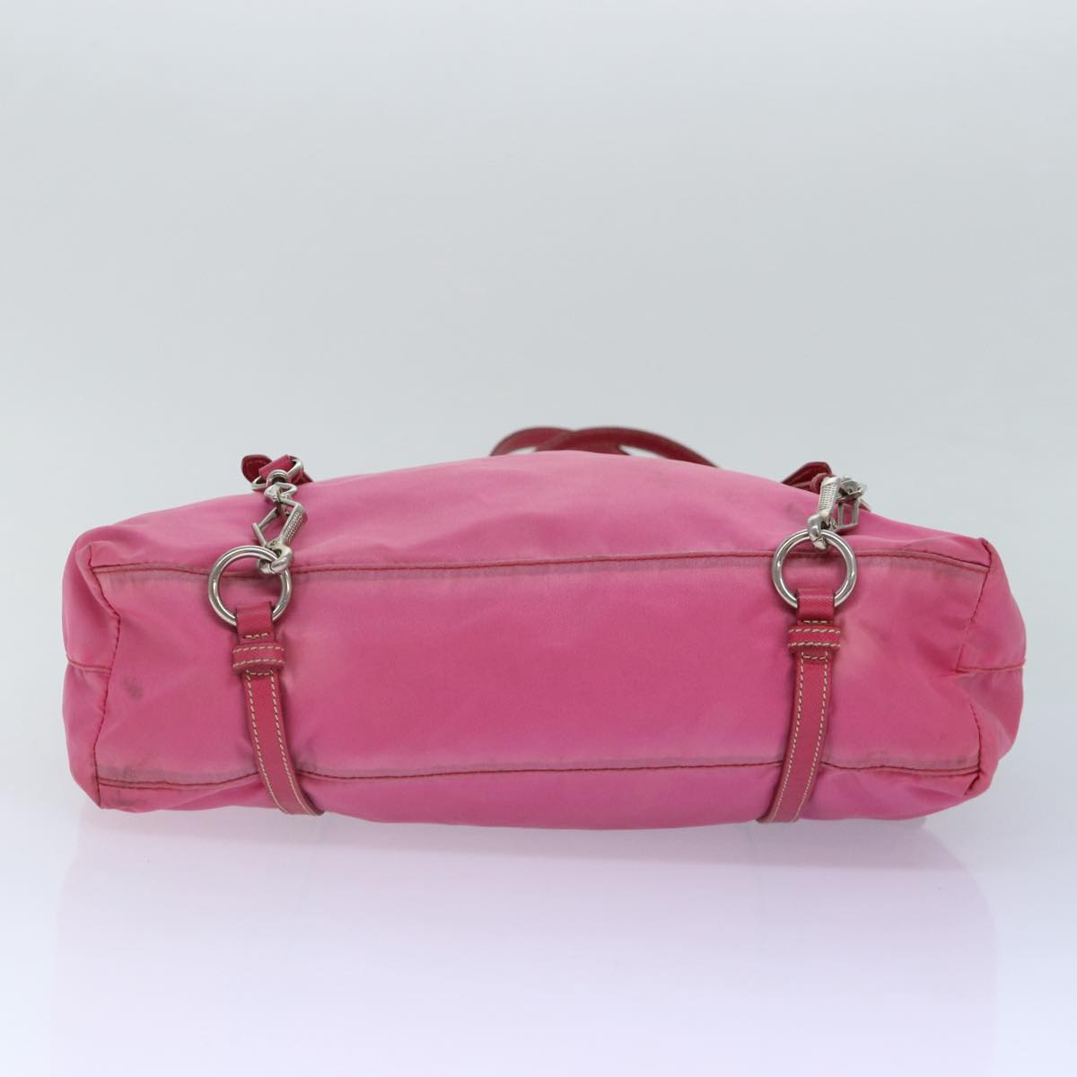 Prada Re-Nylon Pink Canvas Tote Bag (Pre-Owned)