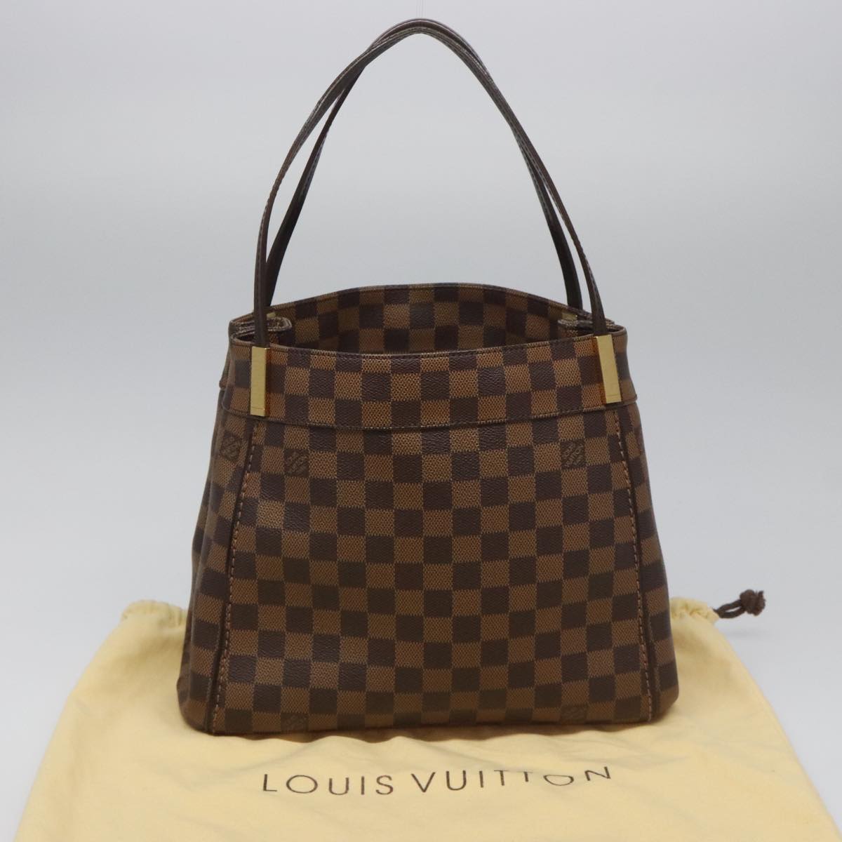 Louis Vuitton Marylebone Brown Canvas Handbag (Pre-Owned)