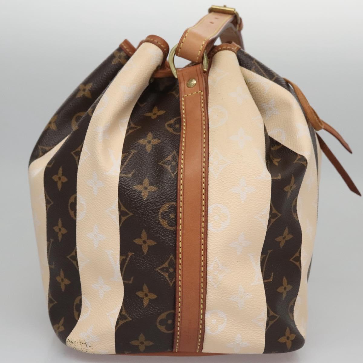 Louis Vuitton Petit Noé Brown Canvas Shoulder Bag (Pre-Owned)